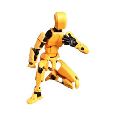 Imagem de Robô Luminous T13 Movível E Transformável, Figura De Ação Impressa Em 