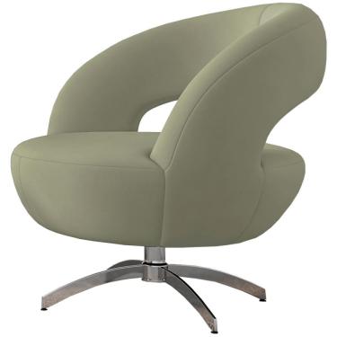 Imagem de Poltrona Decorativa Onix Sl 940 Base Giratória Tecido Veludo Molufan Estofados