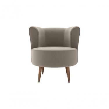 Imagem de Poltrona Decorativa Savana 1 Lugar Veludo Capuccino Matrix