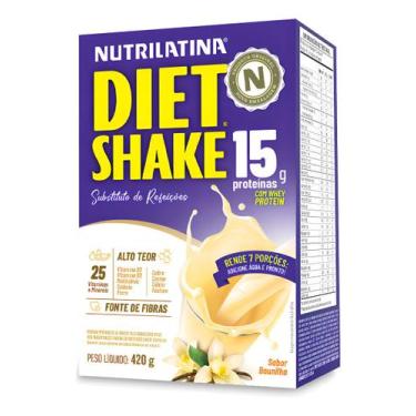 Imagem de Diet Shake Nutrilatina 420g Sabor Baunilha Sabor:Baunilha, Baunilha