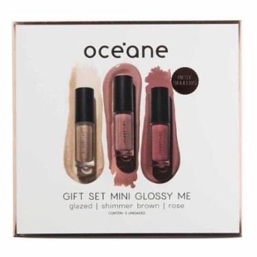 Imagem de Océane Edition Glossy Me Kit - Mini Gloss Me Shimmer Brown + Mini Gloss Glazed + Mini Gloss Rose Kit-Feminino