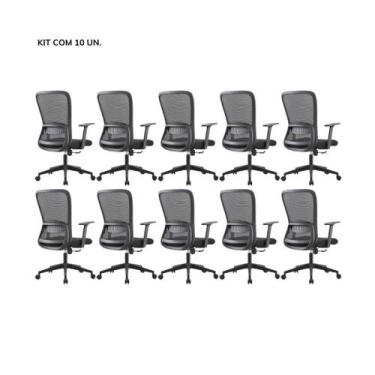 Imagem de Cadeira de Escritório Diretor Pulse - Preta - Inova Office, 10 Cadeira