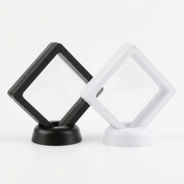Imagem de Suporte Organizador Joias Membrana Silicone Transparente Vitrine Loja 