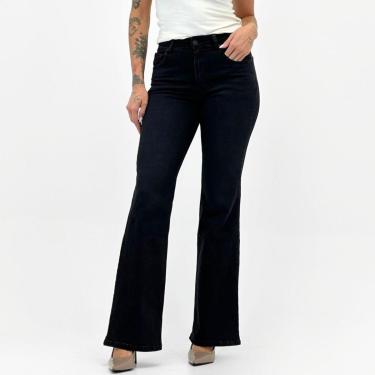Imagem de Calça Damyller Jeans Boot Cut Feminina-Feminino