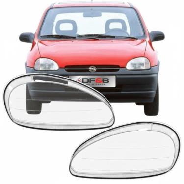Imagem de Lente Farol Corsa Classic 2000 2001 2002 2003 2004 2005 Lisa - DFEB, E