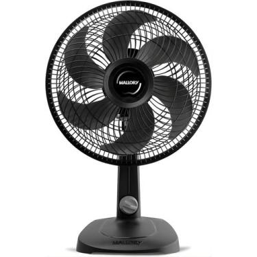 Imagem de Ventilador De Mesa Mallory Turbo Compact 30cm 6 Pás 110v 127v Silencio