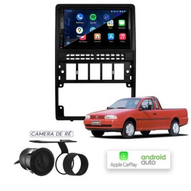 Imagem de Multimídia MP10 CarPlay e Android Auto Saveiro G2 1994/2004 - First Op