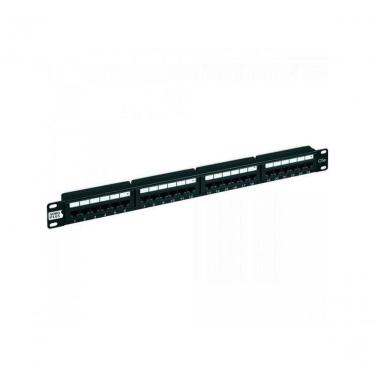 Imagem de Patch Panel Sohoplus Cat.5e T568A-B 24 Portas para Cabeamento Estruturado com 24 Posiçõ...