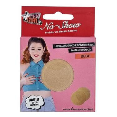 Imagem de Protetor para Seios Adesivo THAT GIRL Bege 2un