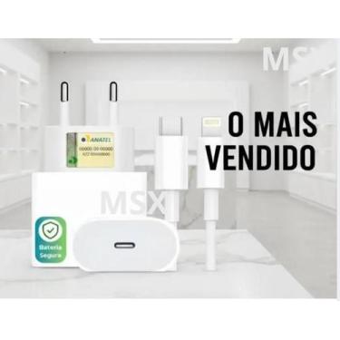 Imagem de Novo Fonte Carregador Compativel Modelo iPhon 11 12 13 14 CompletoTurb