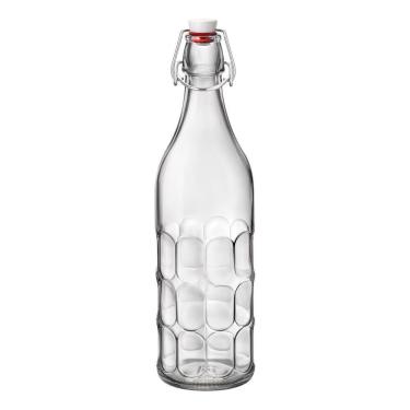 Imagem de BORMIOLI ROCCO MORESCA GARRAFA 31x9x9cm 1L VIDRO TRANSPARENTE COM TAMPA