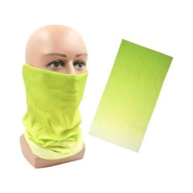 Imagem de Máscara Facial Esportiva Feminina Com Proteção UV, Bandana Degradê, Ba