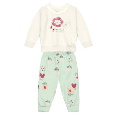Imagem de Conjunto bebê menina estampado Brandili Baby