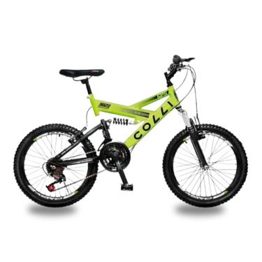 Imagem de Bicicleta Aro 20 Colli Gps V-Brake Suspensão Full Amarelo Neon 15