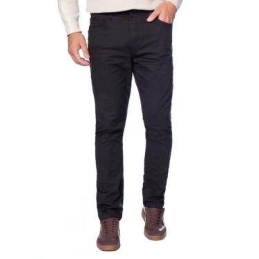 Imagem de Calça Jeans Masculina Gangster Slim Preto, Preto, 42
