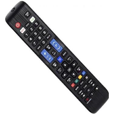 Imagem de Controle Remoto Compatível Tv Samsung Smart Netflix 3d Hd Novo - Prime