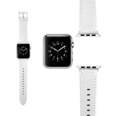 Imagem de Pulseira Flix de compativel para Couro compativel Para Apple Watch 42m