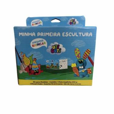Imagem de Kit Massinha Uti Guti Minha Primeira Escultura  15 Peças - UTIGUTI