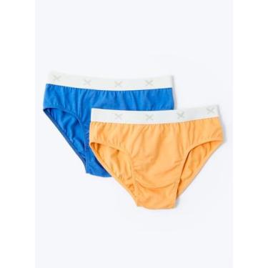 Imagem de Kit/02 Cueca Slip Hering 5771 Infantil Malha Algodão T. 04/12, 04, 2h,
