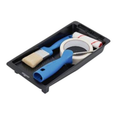 Imagem de Kit Para Pintura Rolo Grande Rolinho Pincel Bandeja. - noll