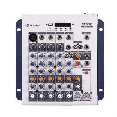 Imagem de Mesa de som ll audio sense 602 mn 6 canais usb bluetooth fm