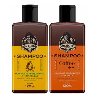 Imagem de Kit 2x Shampoo Para Barba Lemon Bone E Coffee Don Alcides