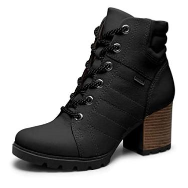 Imagem de Coturno Bota Casual Feminino Dakota Confortável Salto Bloco 4560 4564