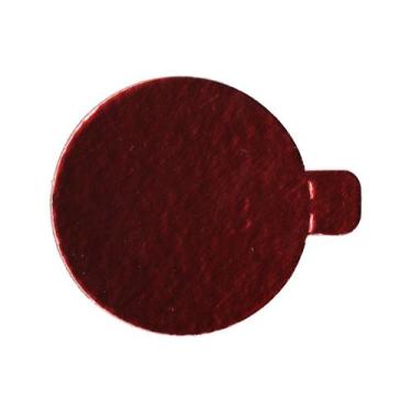 Imagem de 50 Base Laminada para Doces Redondo Nº5,5 Premium - AAZ, Vermelho