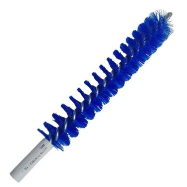 Imagem de Escova Cilindrica Com Rosca 1" P/ Cabo De Nylon - Azul - Anabishop