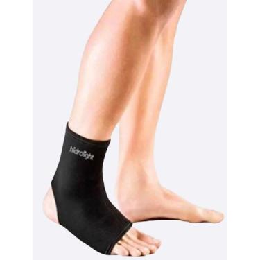 Imagem de Tornozeleira De Neoprene Ajustável Hidrolight Longa Preta -, M, Preto