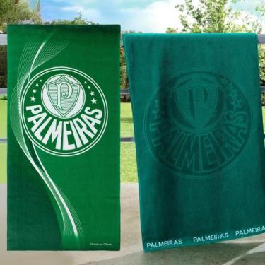 Imagem de Kit 2 Toalhas Buettner Palmeiras Oficial Algodão: Banho, Praia e Pisci