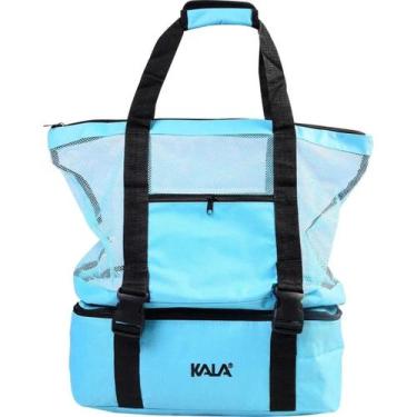 Imagem de Bolsa Térmica 2 Em 1 Kala 35L Sintética Azul 41x16x50cm