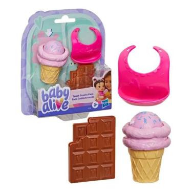 Imagem de Brinquedo acessório para boneca baby alive pack de guloseimas docinhos
