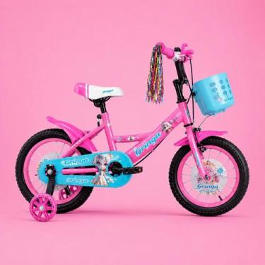 Imagem de Bicicleta Infantil Menina 7 a 12 Anos Aro 20 Shark LED Farol VBrake Pn