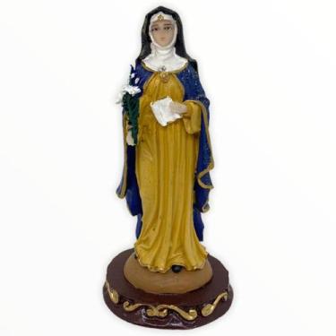 Imagem de Escultura Santa Beatriz 14,50 cm em Resina - Lua Mística - 100% Origin