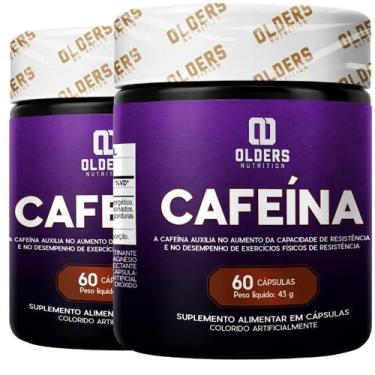 Imagem de Kit 02 Frascos Cafeína 400 mg Olders Nutrition + Auxilia no Desempenho
