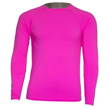 Imagem de Camisa Segunda Pele Manga Longa em Poliamida C/ Elastano UV Compressão Slim-Masculino