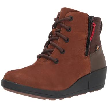 Imagem de BOGS Bota de neve feminina Vista Rugged Lace, Conhaque, 9
