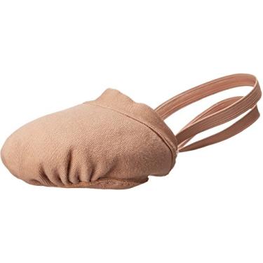 Imagem de Bloch Tênis de balé feminino Dance Spin II de lona elástica para ensino/lírico, Areia leve, Small/3.5-5 M US