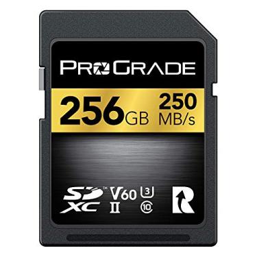 Imagem de ProGrade Digital SD UHS-II 256GB Cartão V60 até 130MB Velocidade de gravação e 250 MB Velocidade de leitura | Para vloggers profissionais, cineastas, fotógrafos e curadores de conteúdo