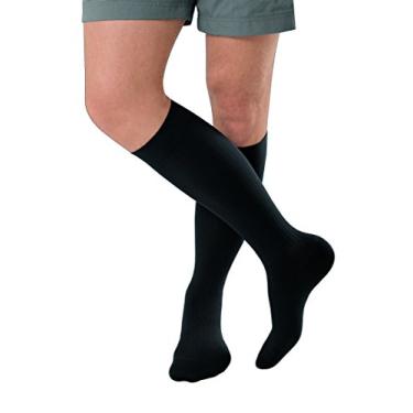 Imagem de JOBST Ambiente forMen, altura do joelho com tecnologia SoftFit, 15-20 mmHg, preto, SZ 6/longo
