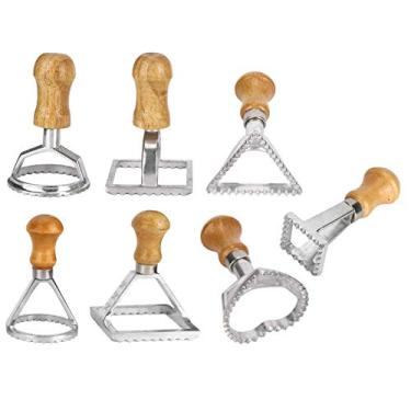 Imagem de Zerodis 7 pçs/conjunto cortador de ravioli cortador de bolinhos moldes faça você mesmo biscoitos bolos pastelaria massa carimbo prensa cortador acessório de cozinha
