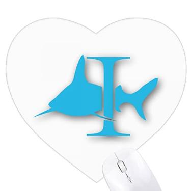 Imagem de Mousepad Attacks Around Shark Pillars Heart Tapete de borracha para escritório