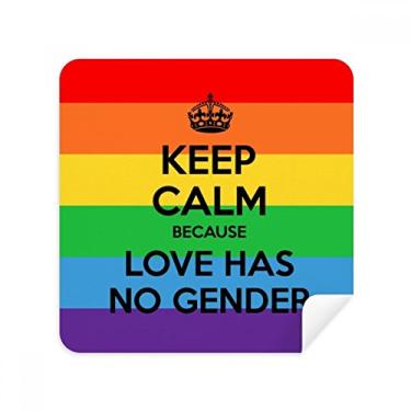 Imagem de Tecido de camurça gay lésbica transgênero bissexuais LGBT para limpar tela de óculos, 2 unidades