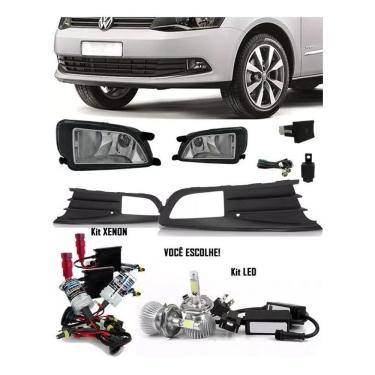Imagem de Kit Farol de Milha Neblina Vw Gol Voyage G6 2012 2013 2014 2015 Com Kit Xenon 6000K / 8000K ou Kit Lâmpada Super LED 6000K