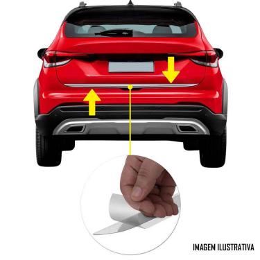 Imagem de Friso Cromado Resinado Traseiro Porta Malas Fiat Pulse 2022 em Diante VEIKKO