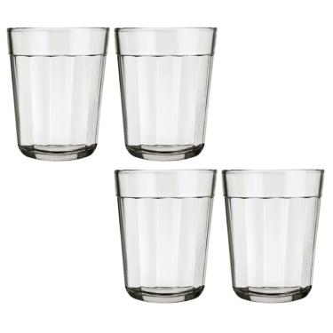 Imagem de Mini Copos Americano de Vidro Dose Cachaça Shot Tequila 4Un