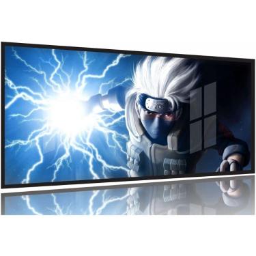 Imagem de Quadro Decorativo Kakashi Sensei 130x60 Moldura Preta 2x2