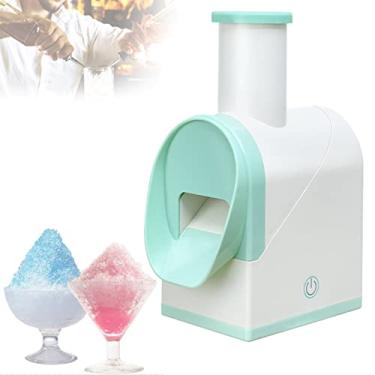 Imagem de Triturador de gelo elétrico de espessura ajustável, máquina de barbear gelo portátil com cabo de carregamento USB, máquina de triturador de gelo para casa, liquidificador para shakes e vitaminas triturador de gelo