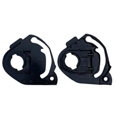 Imagem de Baoblaze 2 peças de base de lente de capacete de motocicleta, capacetes de viseira para...